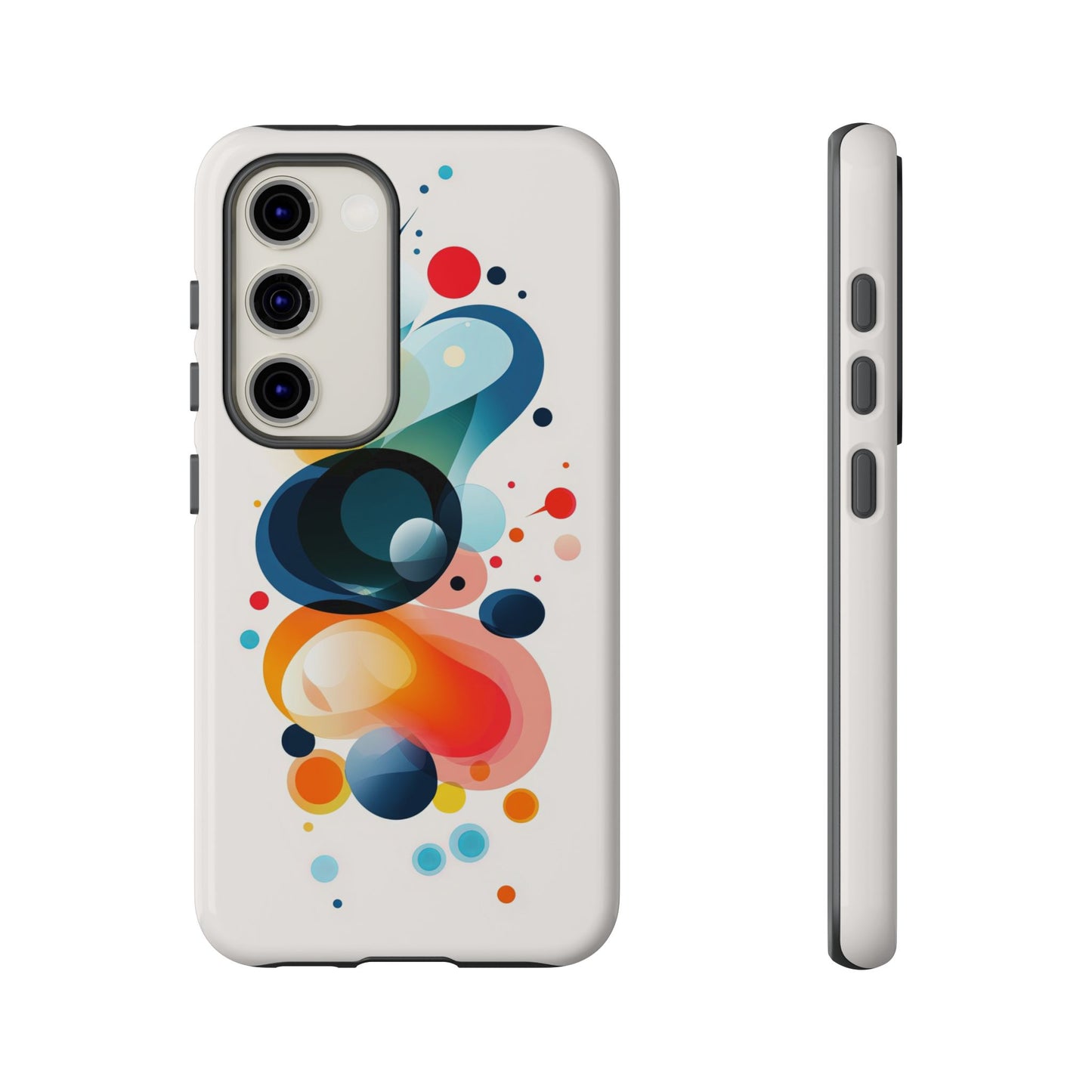 Color Cascade – Vivid Abstract  Phone Case for iPhone, Samsung & Pixel