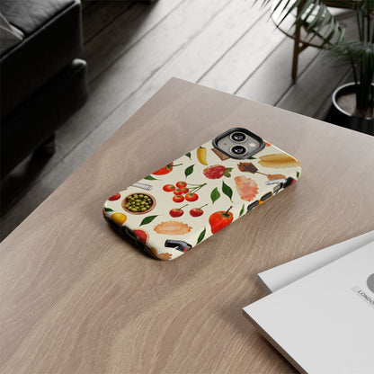 Fresh Fruits & Veggies Pattern Phone Case