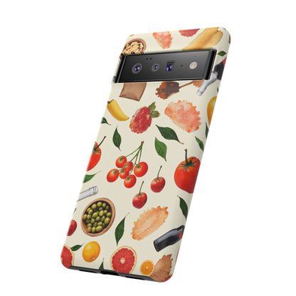 Fresh Fruits & Veggies Pattern Phone Case