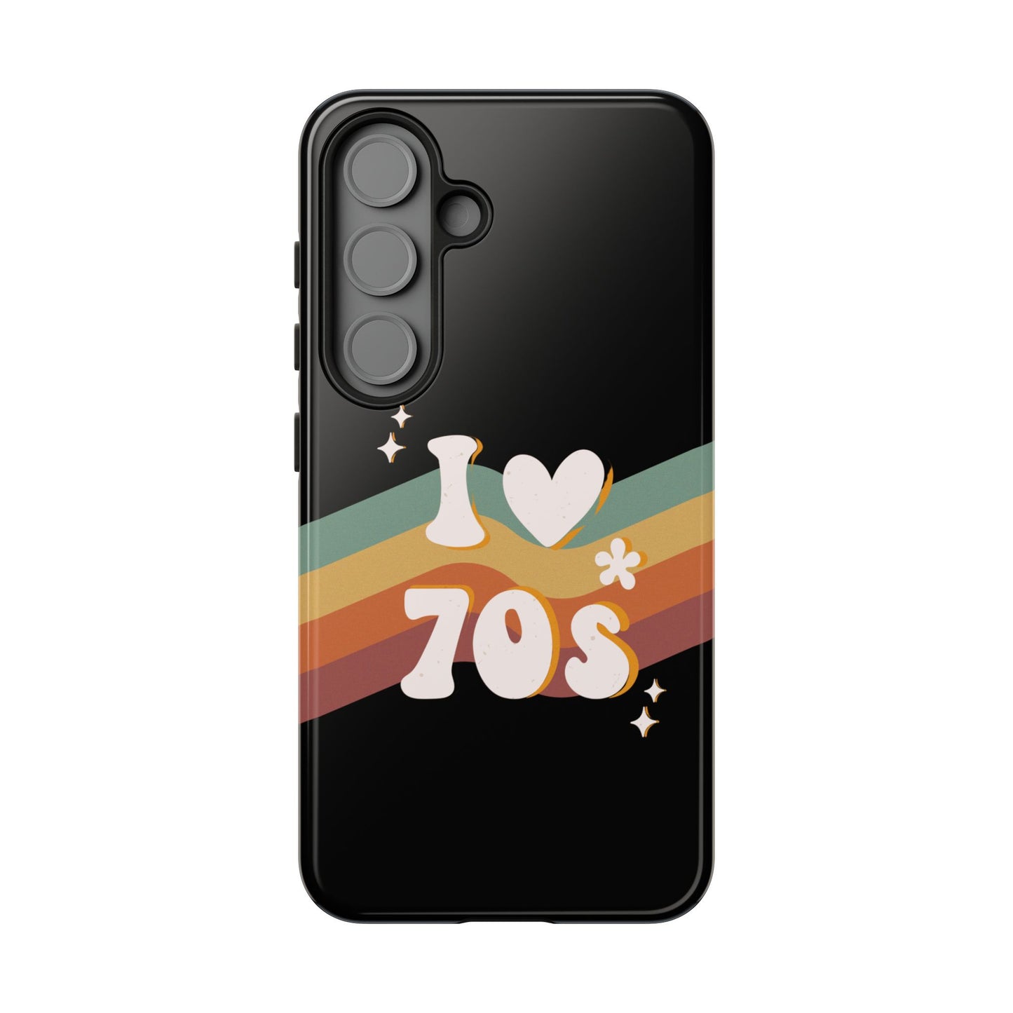 Retro "I Love 70s" Phone Case – Vintage Groovy Design for iPhone, Samsung & Google Pixel