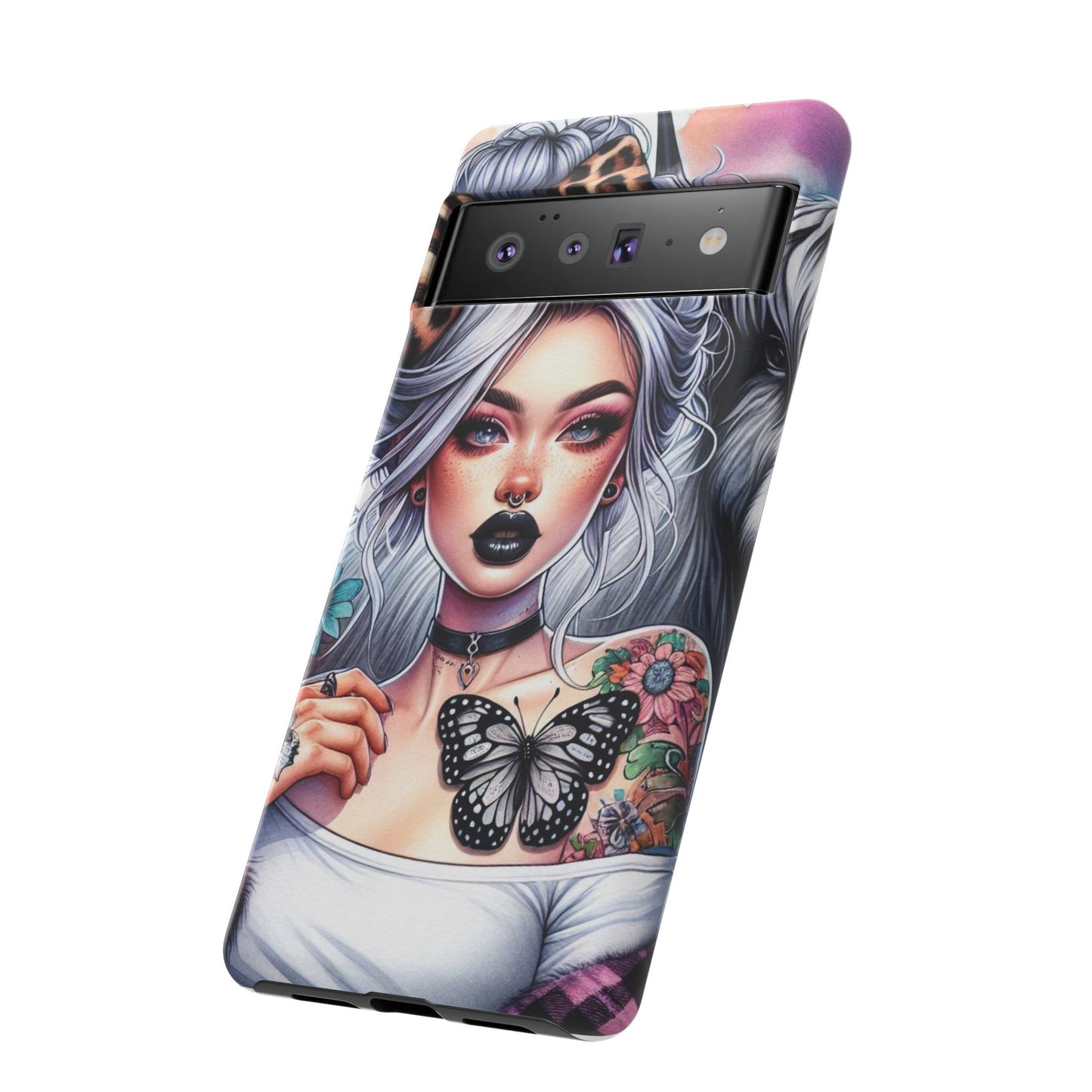 Wild Spirit – Gothic Chic & Nature Fusion Mobile Cover