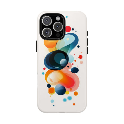 Color Cascade – Vivid Abstract  Phone Case for iPhone, Samsung & Pixel