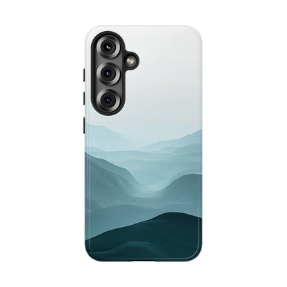 Tranquil Terrain – Misty Abstract Landscape Case for iPhone, Samsung & Pixel
