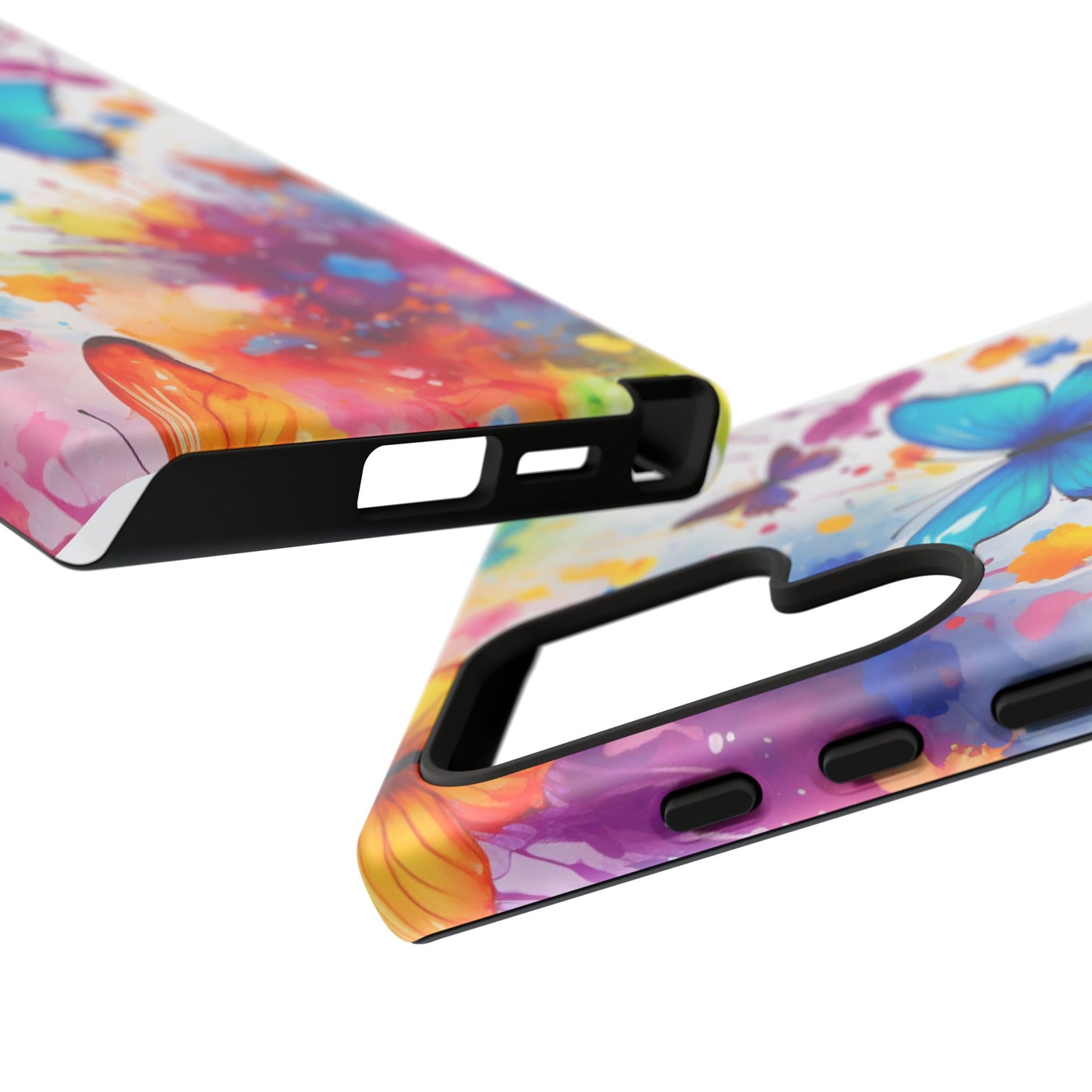Vibrant Watercolor Butterfly Mobile Case