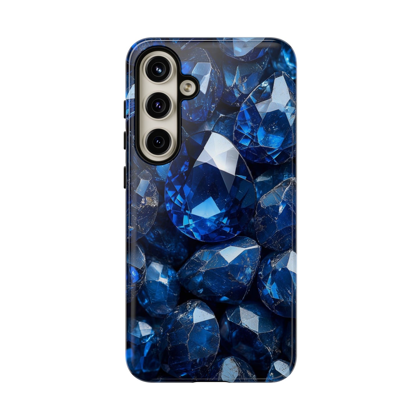 Blue Crystal Aesthetic Phone Case for iPhone, Google Pixel, Samsung