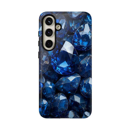 Blue Crystal Aesthetic Phone Case for iPhone, Google Pixel, Samsung