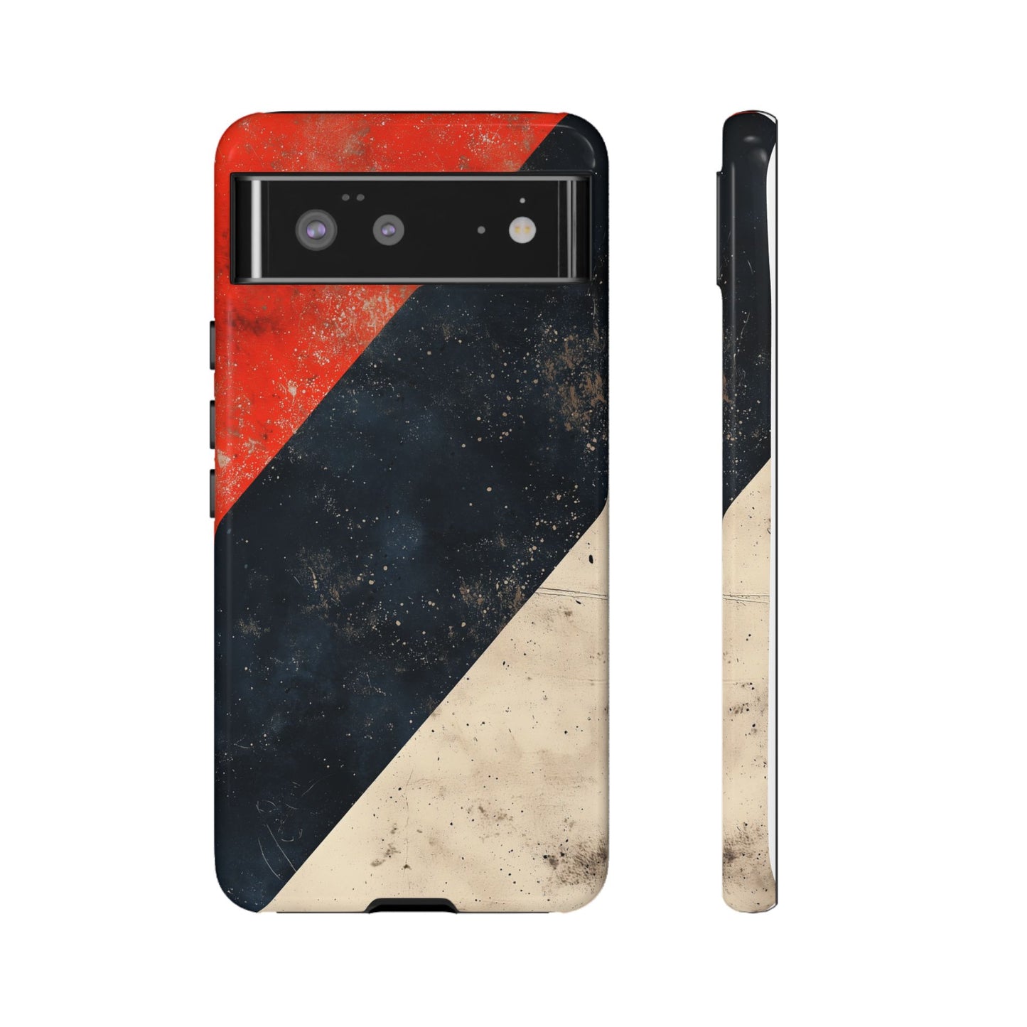 Urban Grit – Grunge Stripe Abstract Phone Case for iPhone, Samsung & Pixel