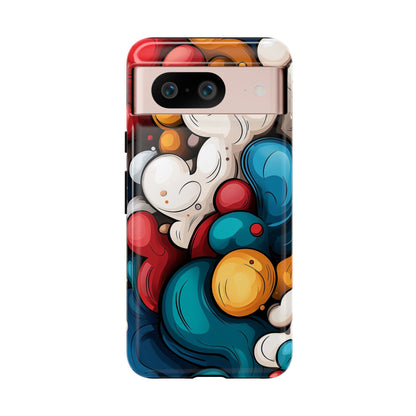 Color Burst – Bold Abstract Bubble Phone Case for iPhone, Samsung & Pixel