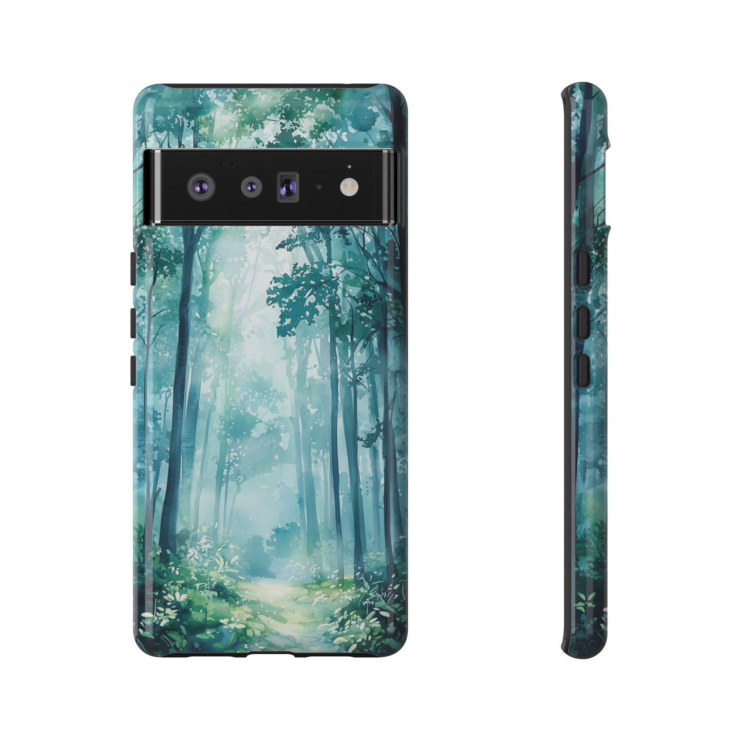 Enchanted Forest Dreamscape Watercolor Phone Case for iPhone, google Pixel & Samsung