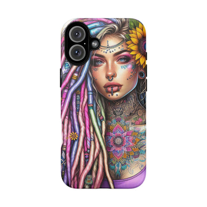 Boho Mandala Goddess – Ethereal Tattoo Art Mobile Cover