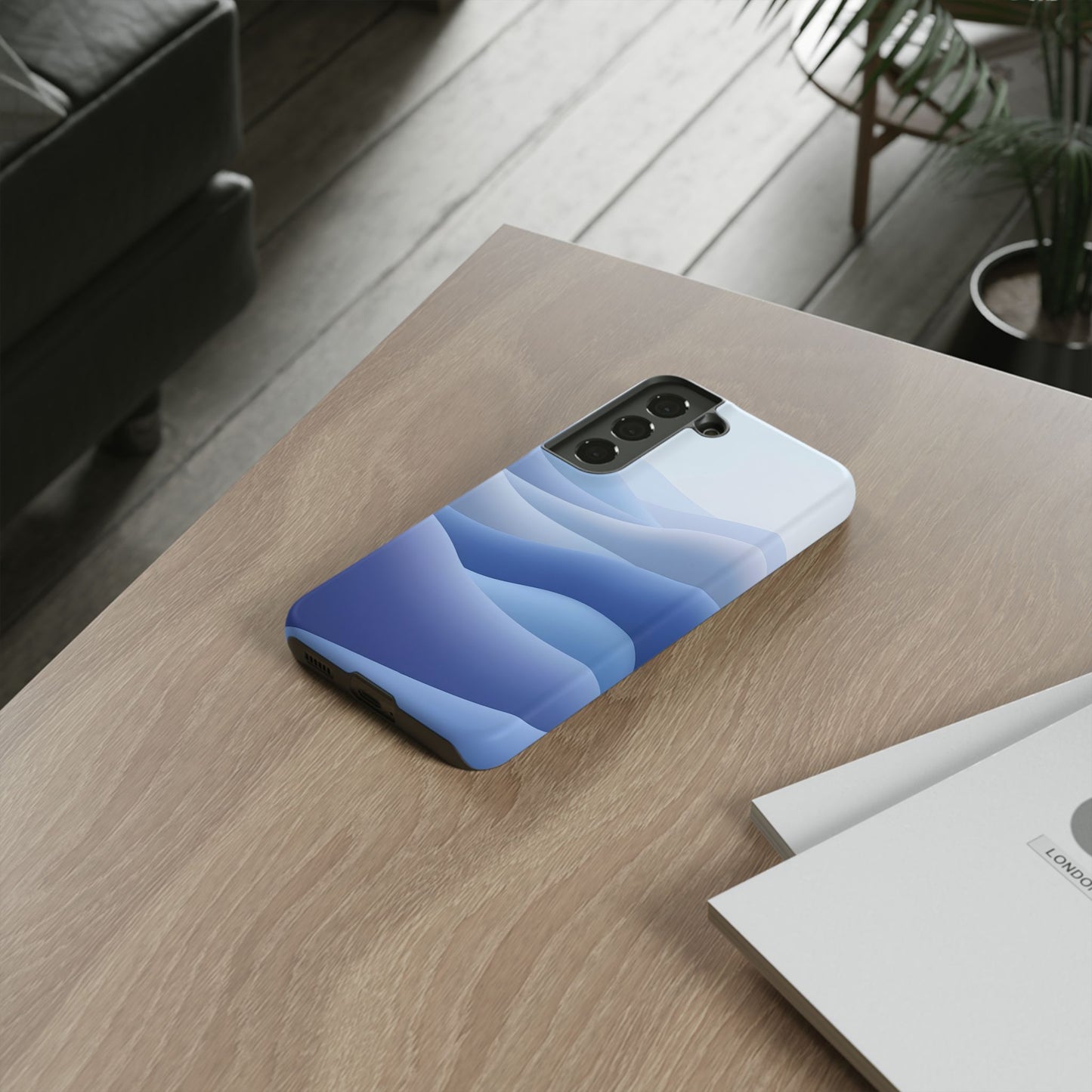Intricate Abstract Wavy Landscape phone case