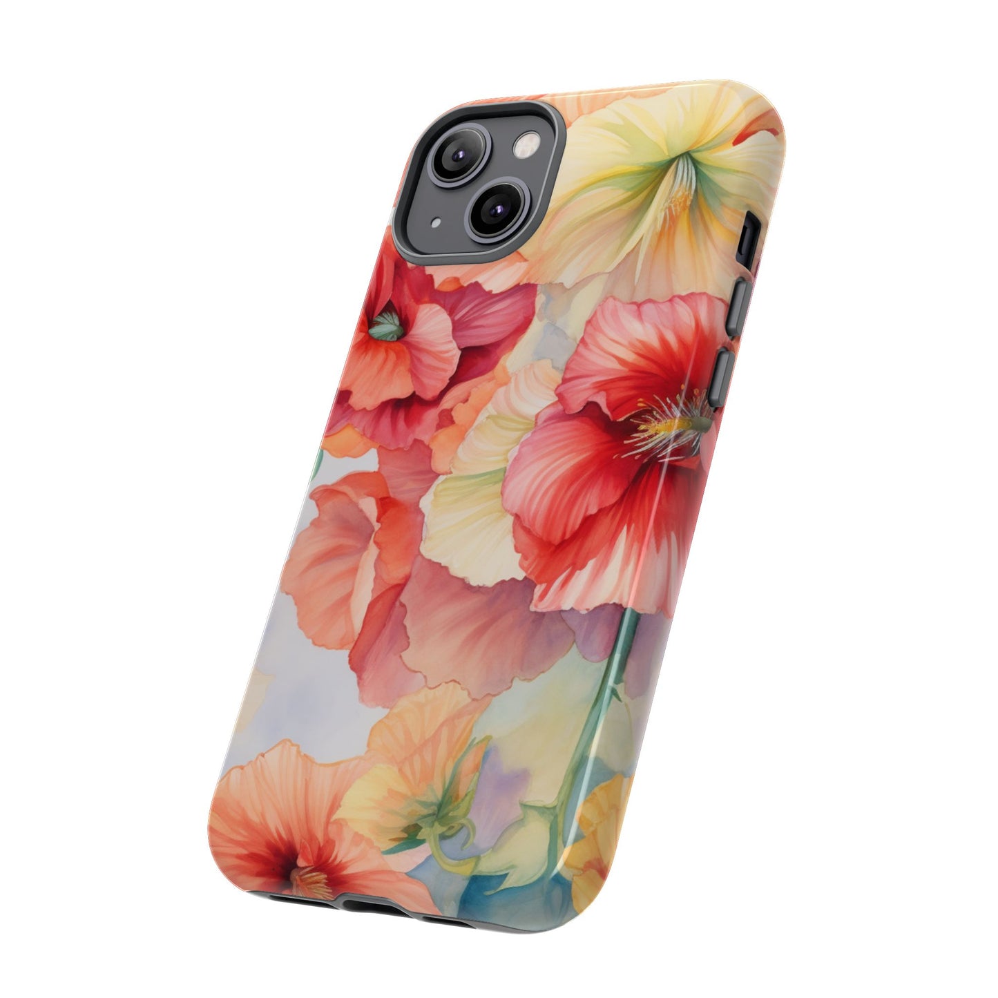Floral Harmony Watercolor Mobile Case