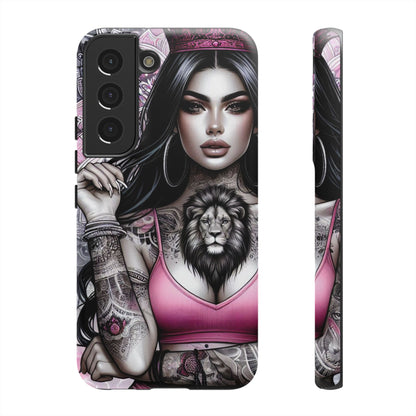 Queen of the Jungle – Regal Tattooed Goddess Mobile Cover