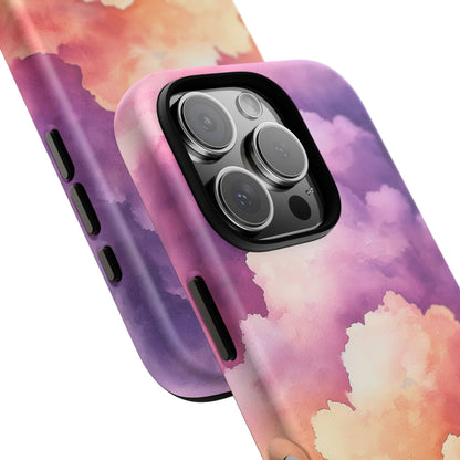 Cotton Candy Skies Watercolor Phone Case for iPhone, google Pixel & Samsung