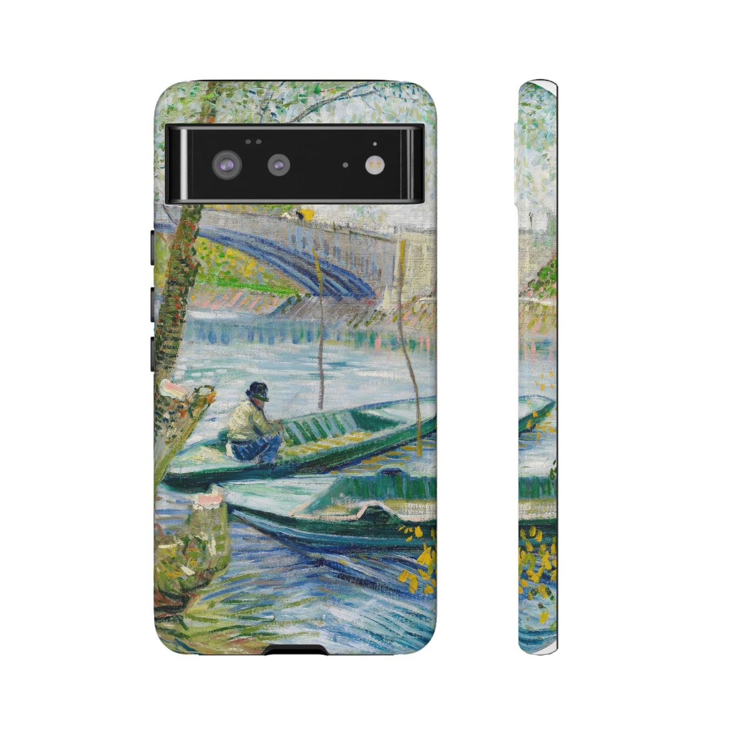 Vincent Van Gogh Fisherman Painting Phone Case - Art Case for iPhone, Samsung & Google Pixel