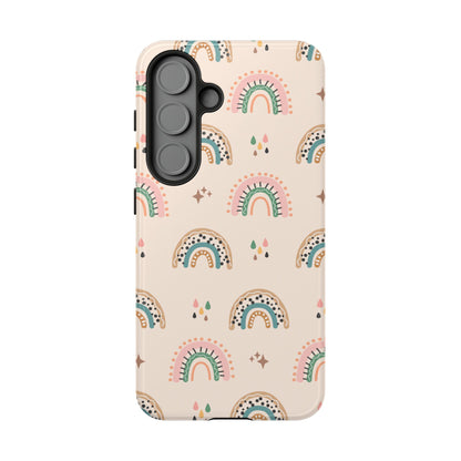 Retro Rainbow Phone Case – Vintage Aesthetic Cover for iPhone, Samsung & Google Pixel