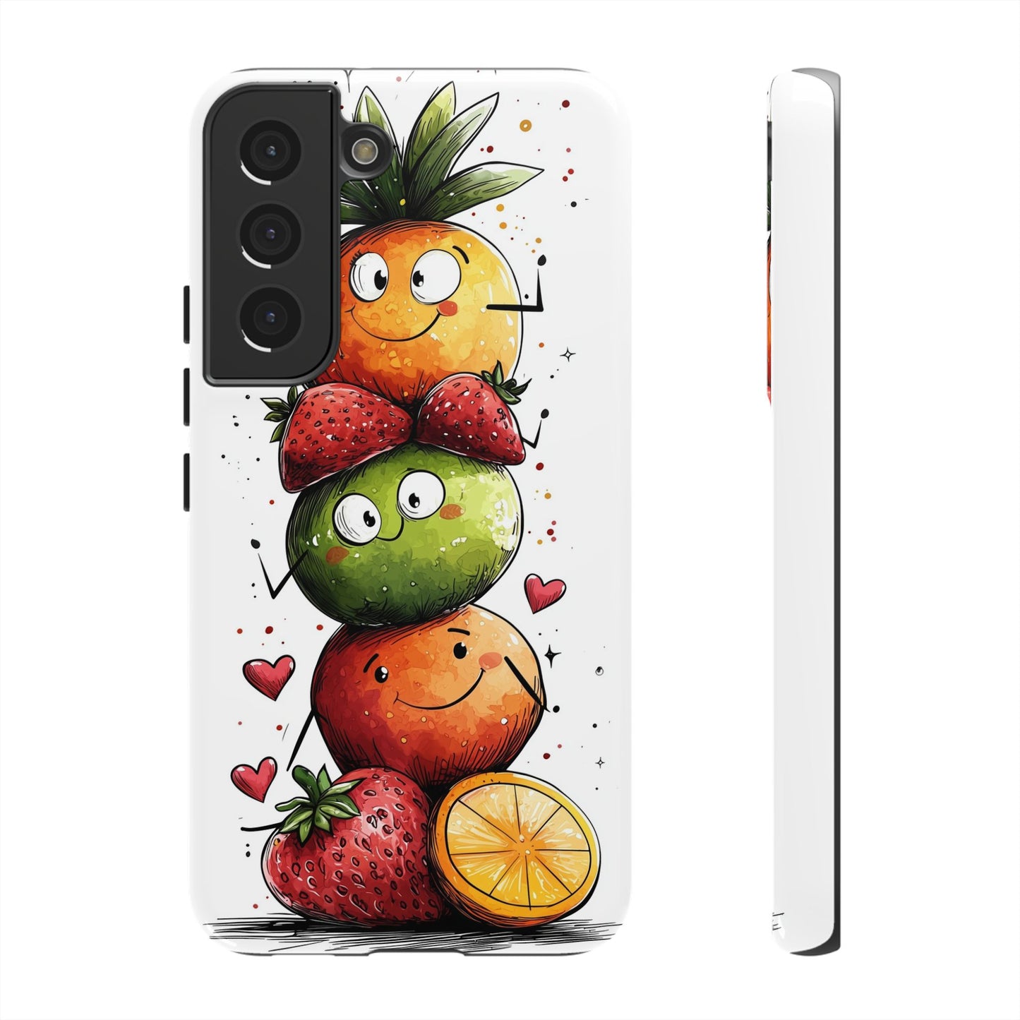 Cute Fruit Stack Phone Case – Fun & Playful Anime Art for iPhone, Google Pixel & Samsung