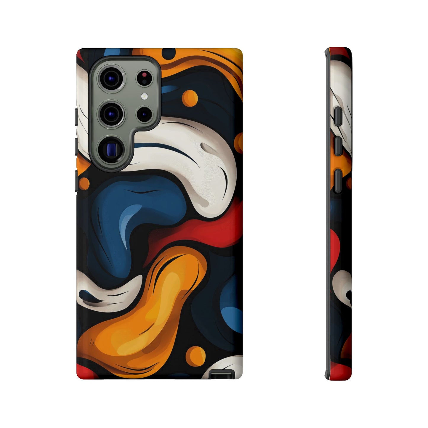 Liquid Pop Abstract Case – Bold Swirl Design for iPhone, Google Pixel & Samsung