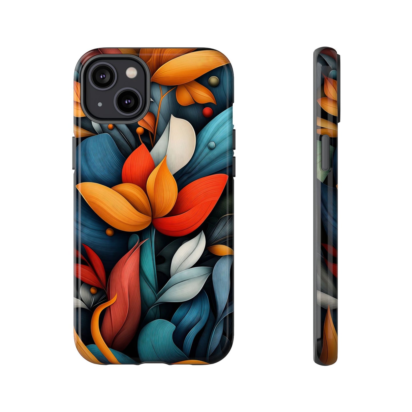 Velvet Bloom – Elegant Floral Art Phone Case for iPhone, Pixel & Samsung