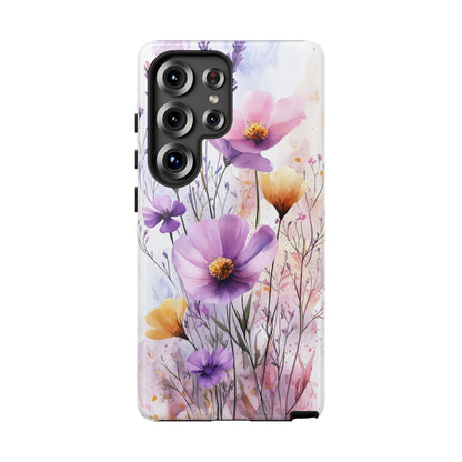 Wildflower Symphony Watercolor Phone Case for iPhone, google Pixel & Samsung