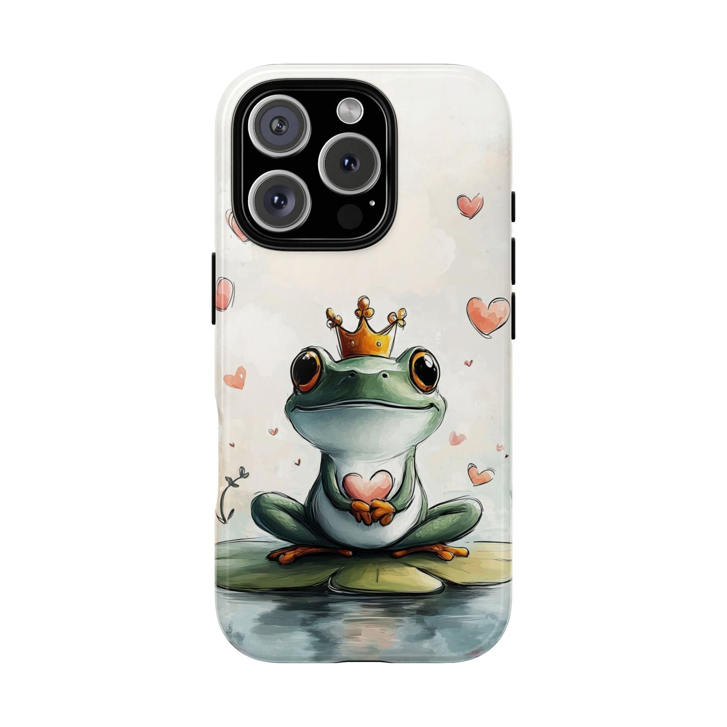 Frog Prince Phone Case – Cute Anime Aesthetic for iPhone, Google Pixel & Samsung
