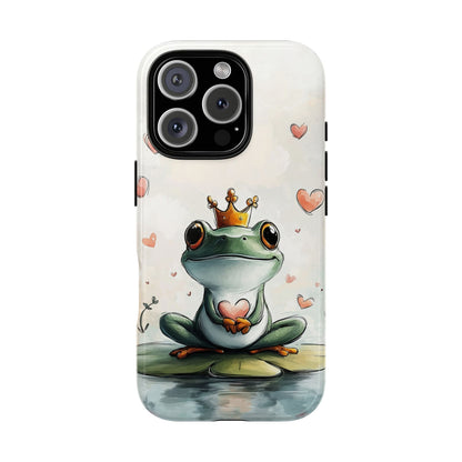 Frog Prince Phone Case – Cute Anime Aesthetic for iPhone, Google Pixel & Samsung