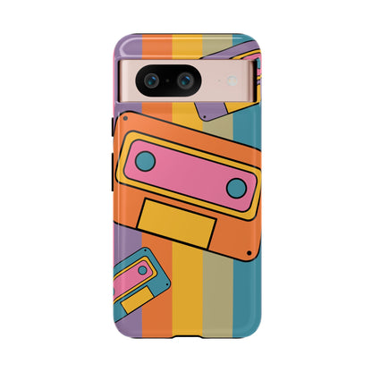 Retro Cassette Tape Phone Case – Vintage 90s Aesthetic for iPhone, Samsung & Google Pixel