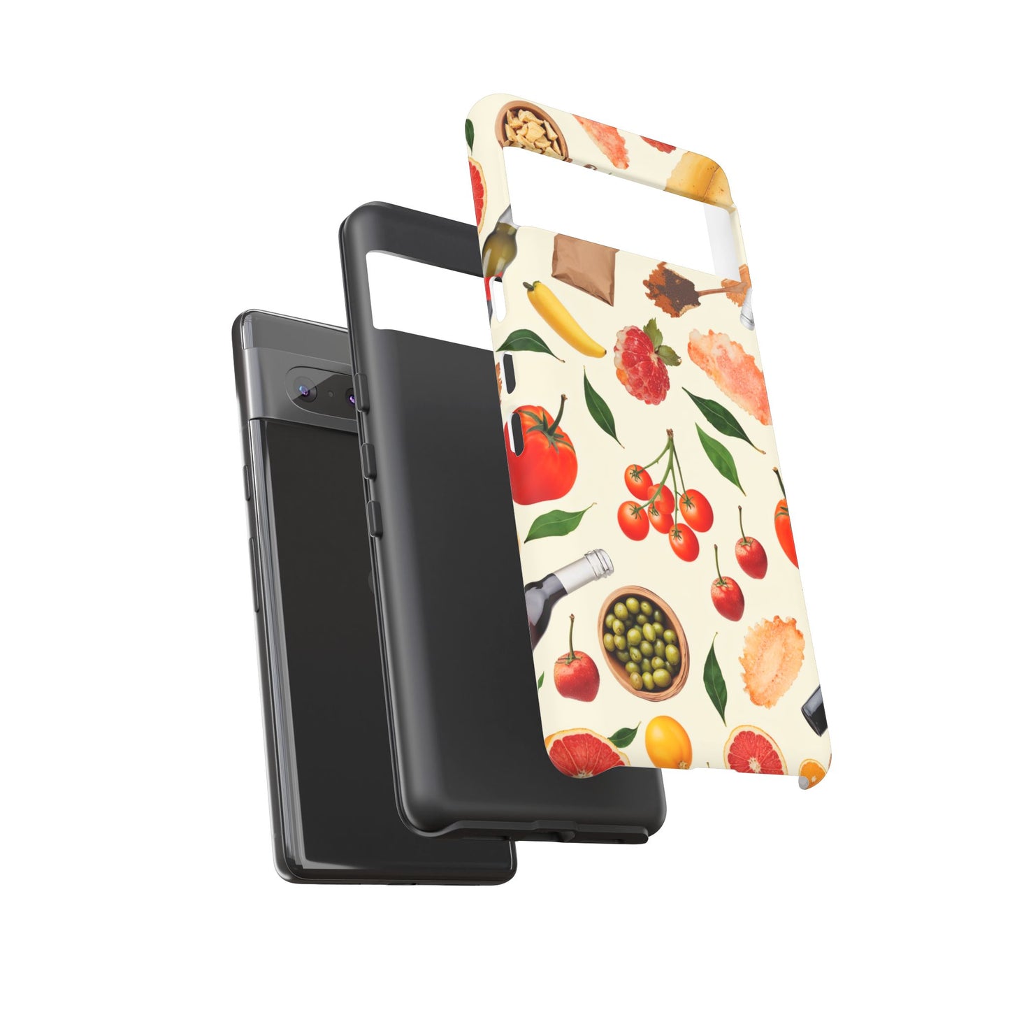 Fresh Fruits & Veggies Pattern Phone Case