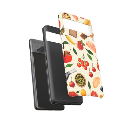 Fresh Fruits & Veggies Pattern Phone Case
