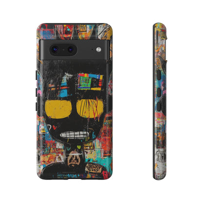 Jean-Michel Basquiat Phone Case – Contemporary Art Design - iPhone, Samsung & Google Pixel Cover - Artistic Painting Case,  Art Lover Gift