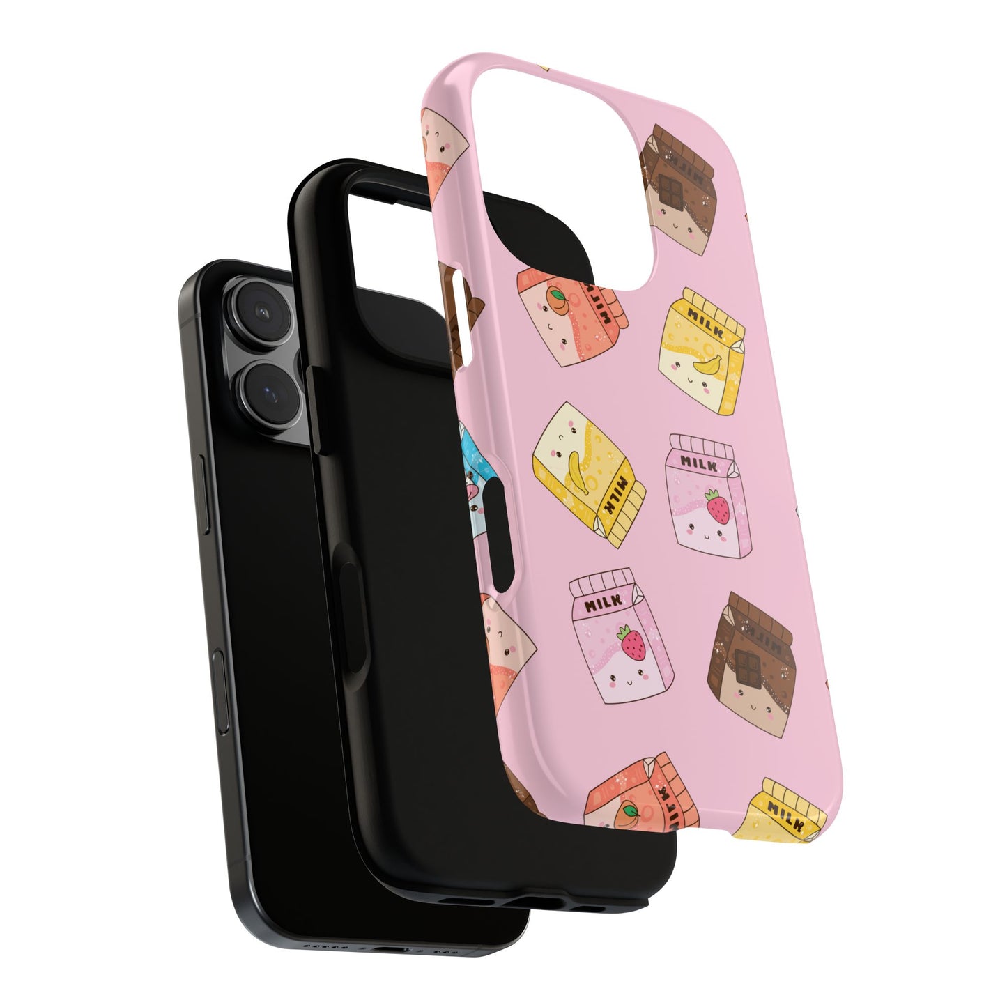 Kawaii Milk Carton Phone Case for iPhone, Google Pixel, Samsung