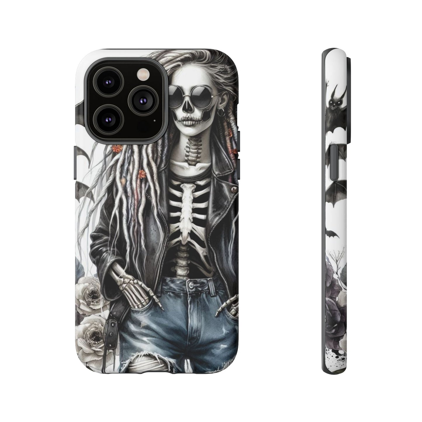 Skull Queen – Gothic Skeleton & Dark Grunge Mobile Cover