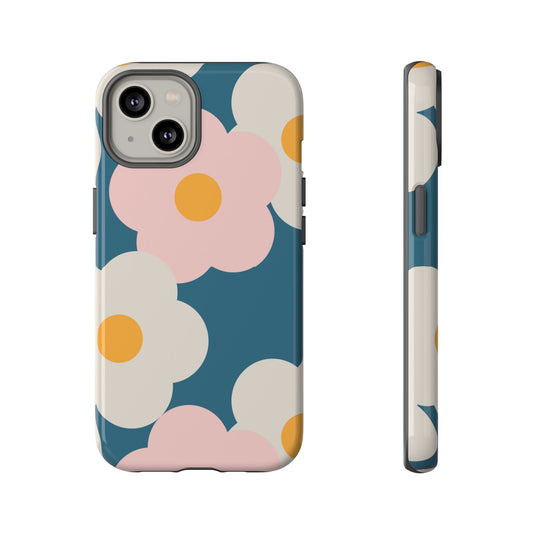 Retro Floral Phone Case – Vintage Aesthetic for iPhone, Samsung & Google Pixel