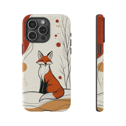 Smiling Fox: Playful Forest Charm Phone Case for iPhone, Samsung & Pixel