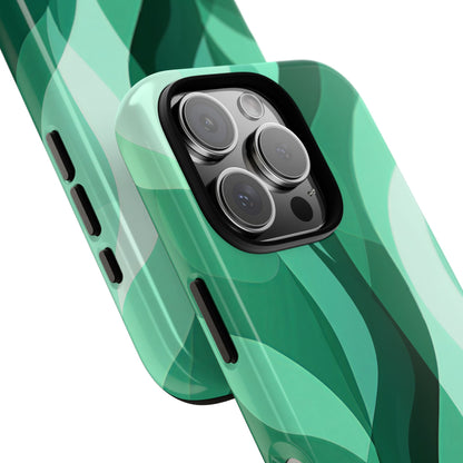 Verdant Flow – Abstract Nature-Inspired Phone Case for iPhone, Samsung & Pixel