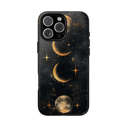 Lunar Phases Boho Moon Phone Case for iPhone, Pixel & Samsung