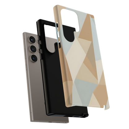 Neutral Geometrical Triangular Abstract Pattern