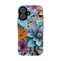 Elegant 3D Floral Bloom Mobile Case – Vivid & Artistic