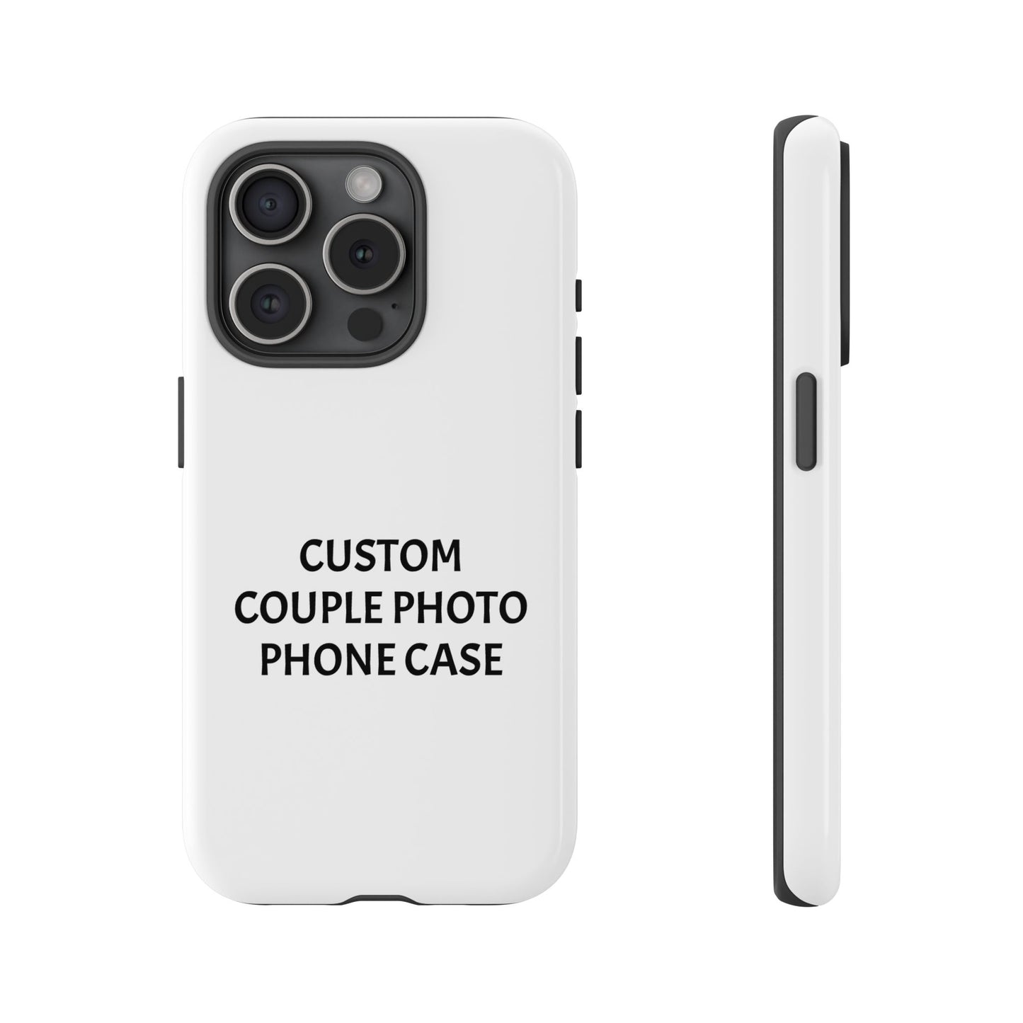 Personalized Custom Couple Photo Phone Case – Add Your Image/Loving Memory – Unique Gift for iPhone, Samsung  & Google Pixel – Protective & Stylish Cover, Couples Gift