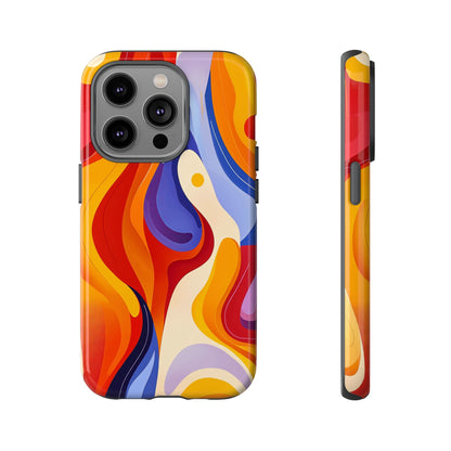 LavaFlow – Vivid Heatwave Abstract Phone Case for iPhone, Samsung & Pixel