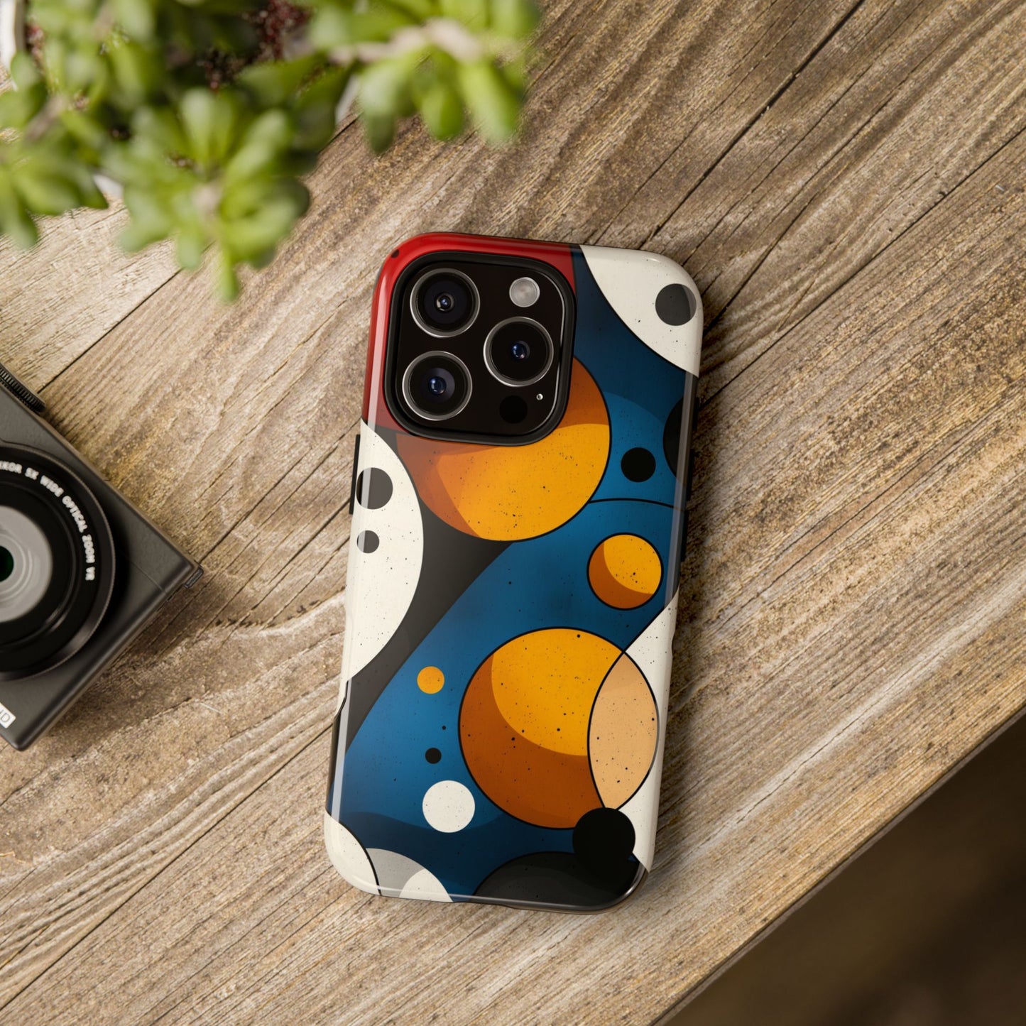Retro Pop Abstract Terrazzo Phone Case for iPhone, Pixel & Samsung