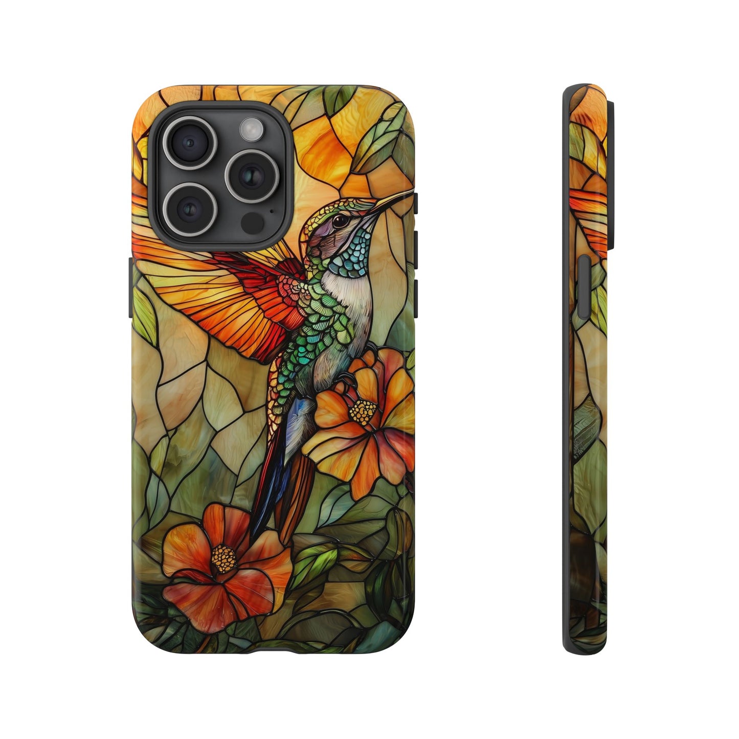 Whispers in Flight – Mosaic Hummingbird Phone Case for iPhone, Samsung & Pixel