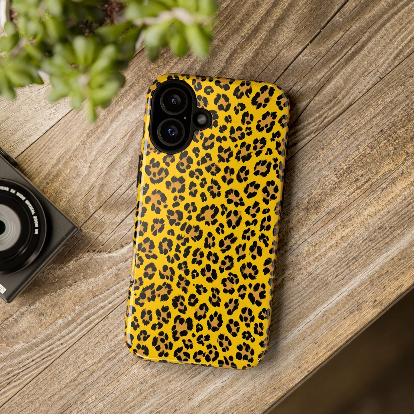 Leopard Texture Printed Back Cover Case phone