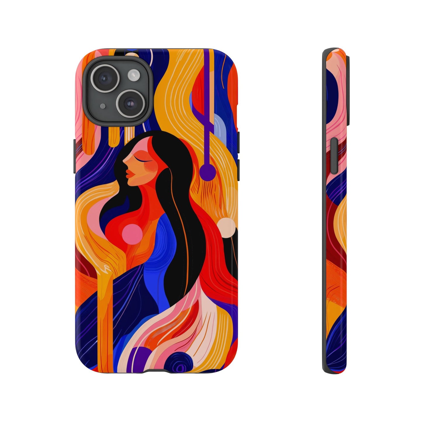 Muse in Motion – Abstract Goddess Phone Case for iPhone, Samsung & Pixel