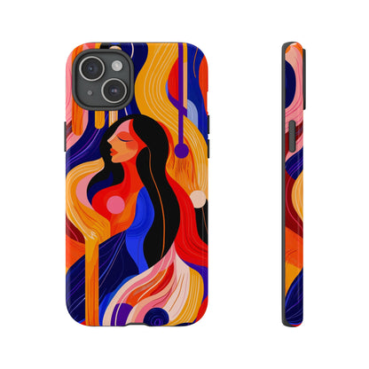 Muse in Motion – Abstract Goddess Phone Case for iPhone, Samsung & Pixel