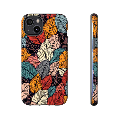 Colorful Abstract Leaves Pattern Design