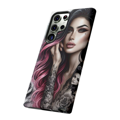 Tattooed Elegance – Gothic Art Mobile Cover
