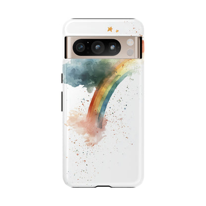 Mystic Splash Rainbow Watercolor Phone Case for iPhone, google Pixel & Samsung
