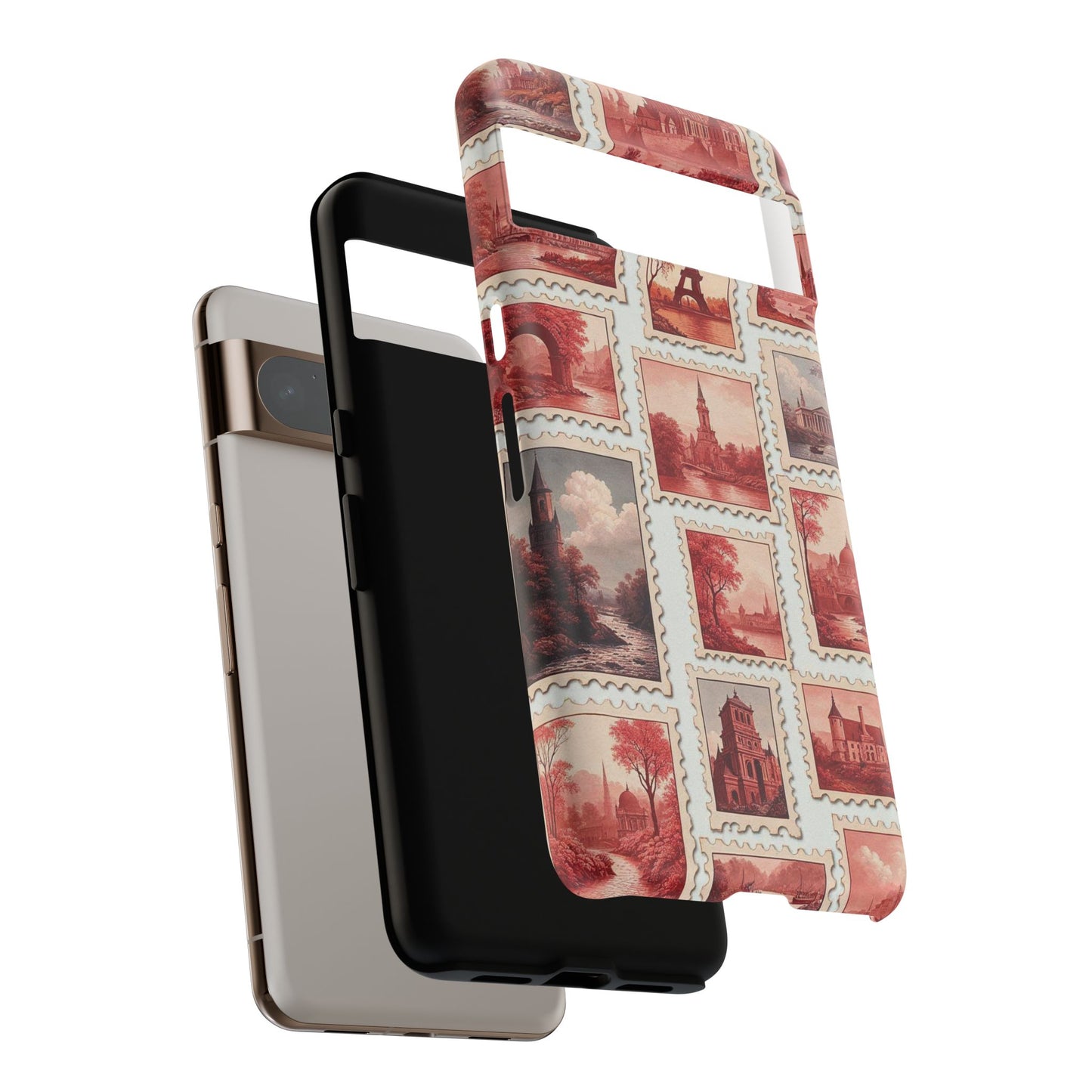 Vintage Postcard Stamps Phone Case