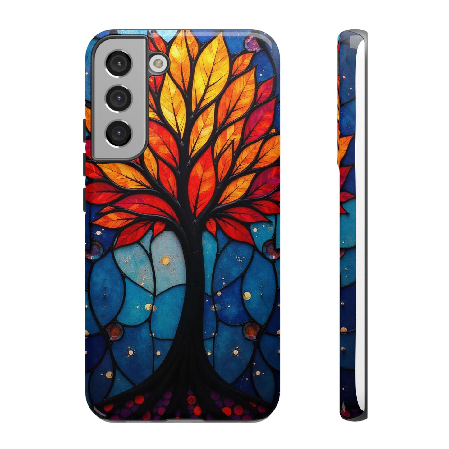 Stained Glass Tree: A Burst of Vibrant Elegance